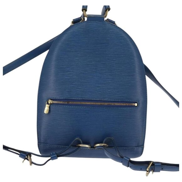 LOUIS VUITTON Epi Mabillon Backpack Blue - Picture 2 of 15